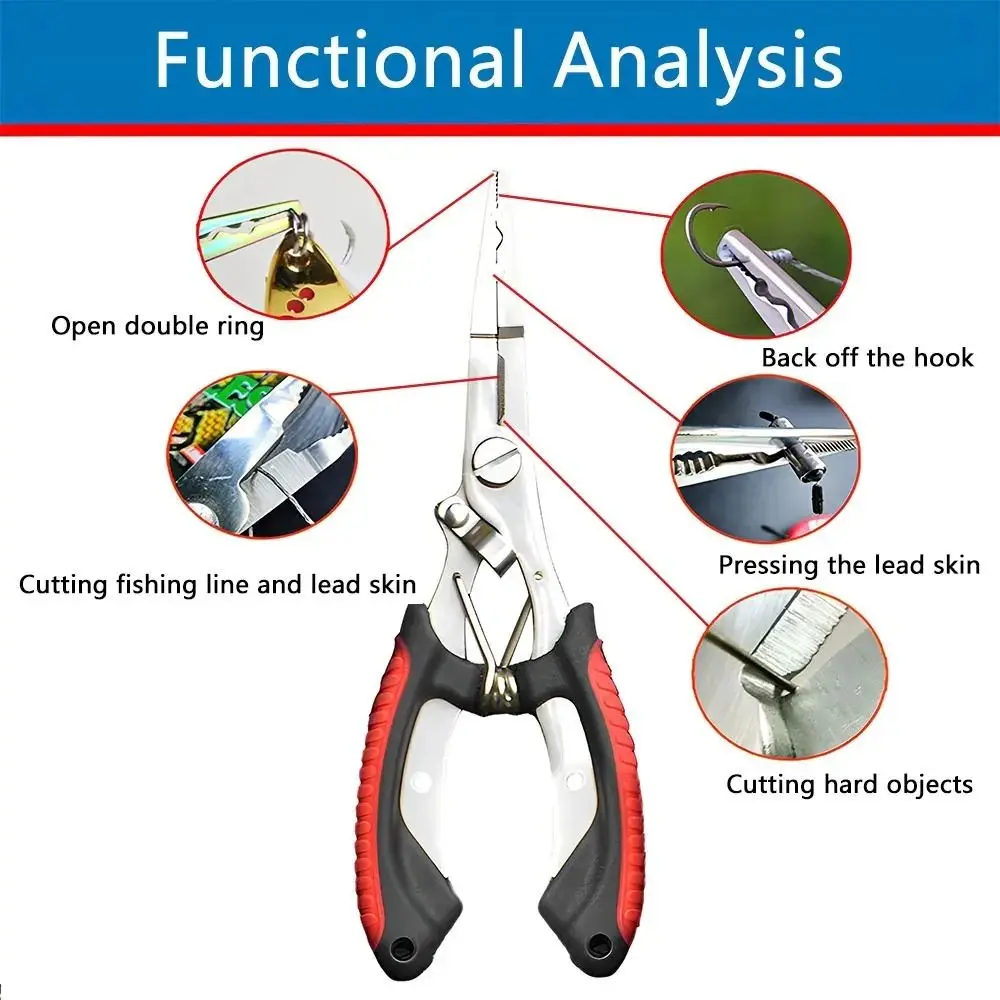 คีมตกปลาสแตนเลส ที่ถอดเบ็ดตกปล - Fishing Hook Sharpener บทวิจารณ์และราคา