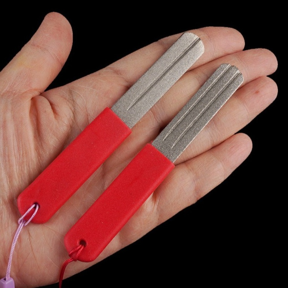 ที่ลับคมเบ็ดตกปลาแบบสองด้าน 2  - Fishing Hook Sharpener บทวิจารณ์และราคา