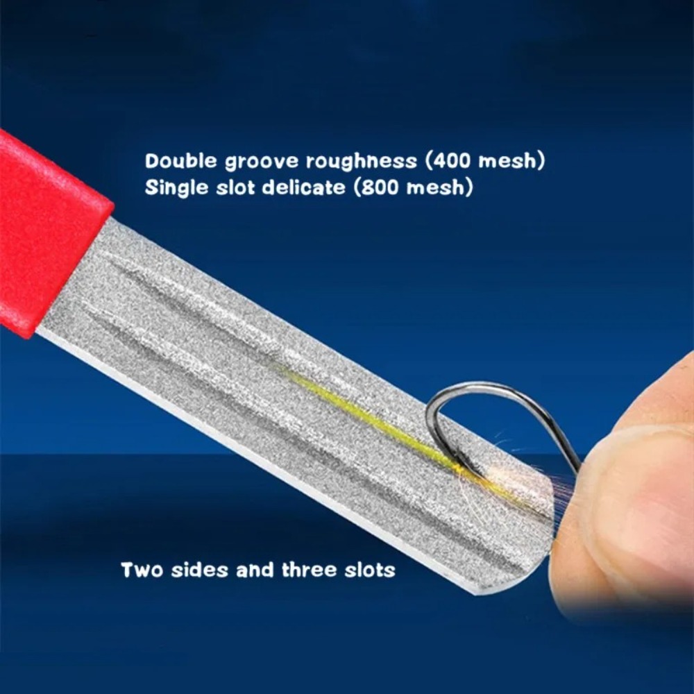 ที่ลับคมเบ็ดตกปลาแบบสองด้าน 2  - Fishing Hook Sharpener บทวิจารณ์และราคา
